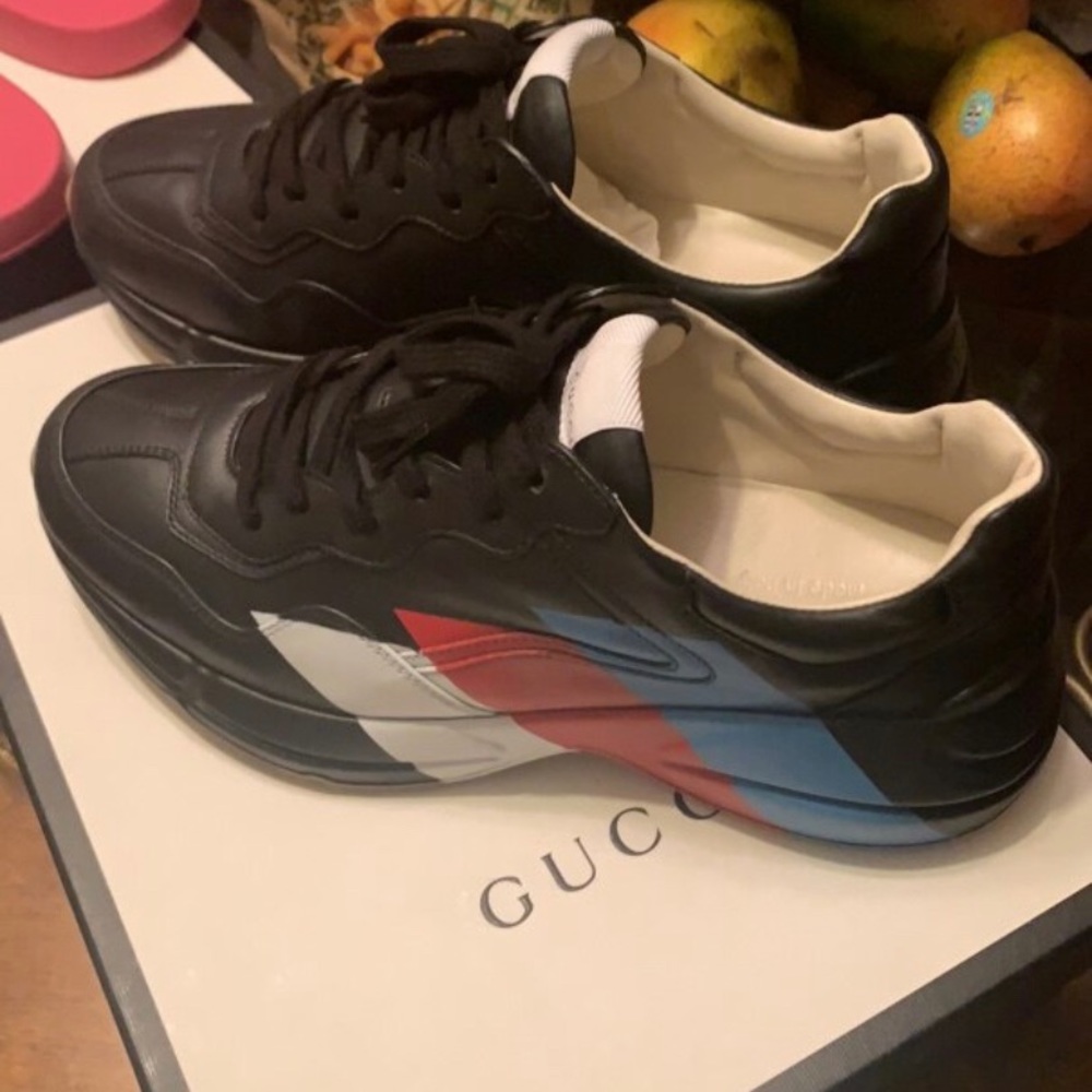 Gucci Rhyton Shoes Size 9 in Men's - Picture 1 of 3
